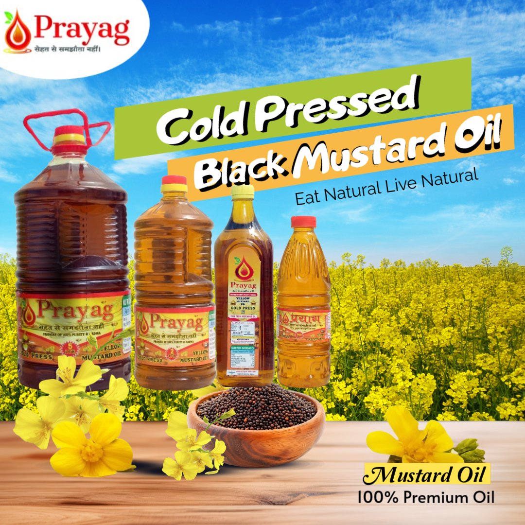 Cold Press Black Mustard Oil